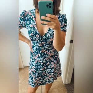 Floral Mini Dress- Size 4